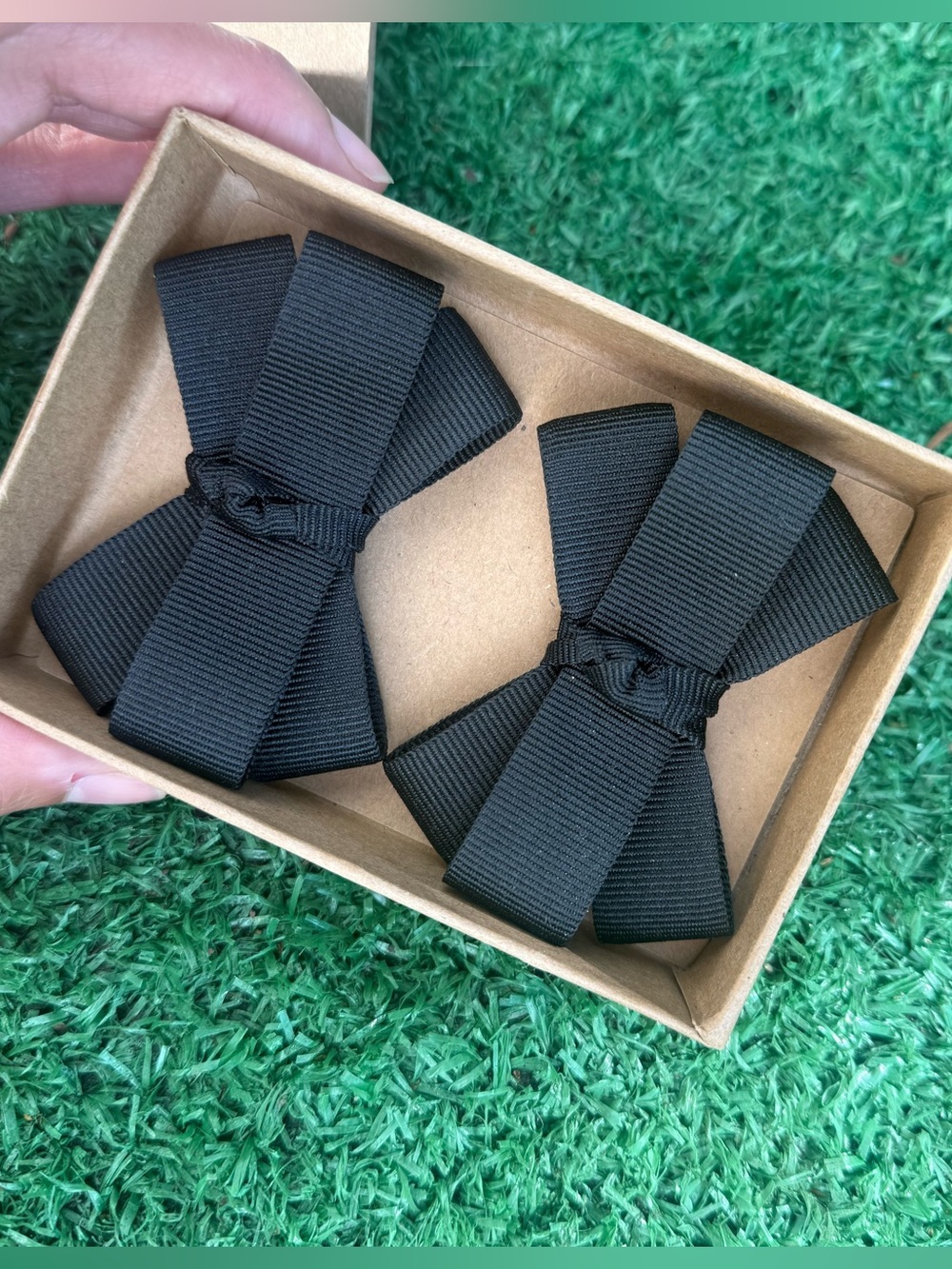 VIVAIA black bows for shoes - decorative shoe clips